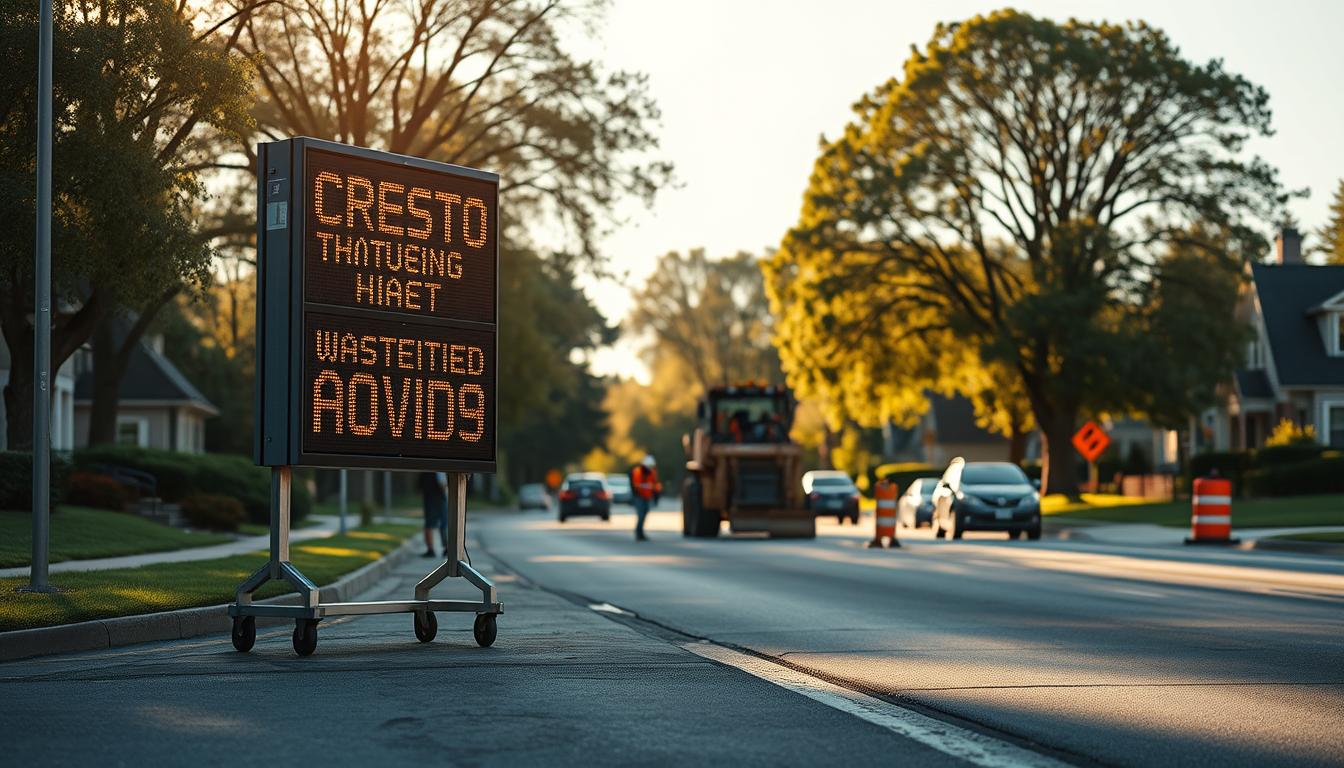 Why a Portable Message Board is Essential for Road Projects